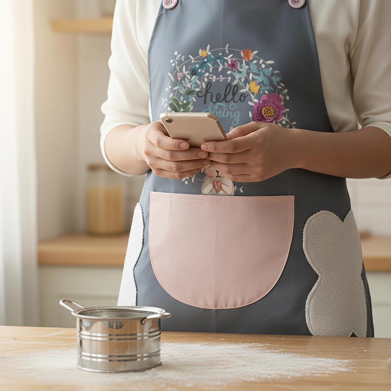 Home Cooking Service - Celemek Masak Dapur Baru Tahan Air,