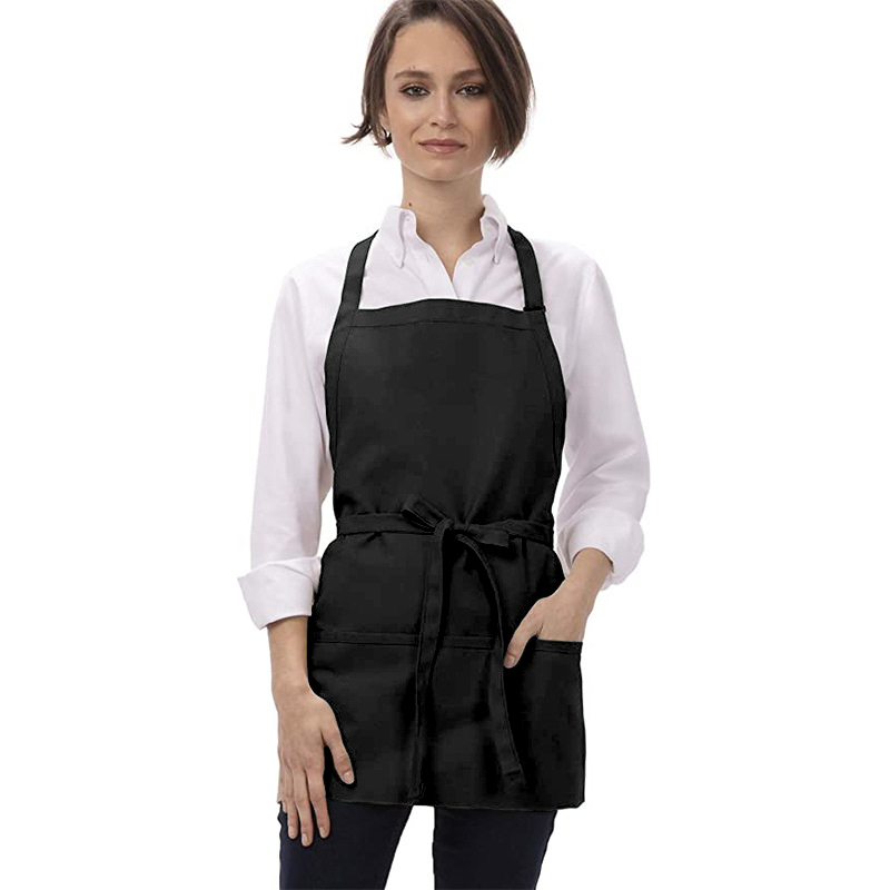 Home Cooking Service - Apron Kerja Polyester 3 Kantong dengan