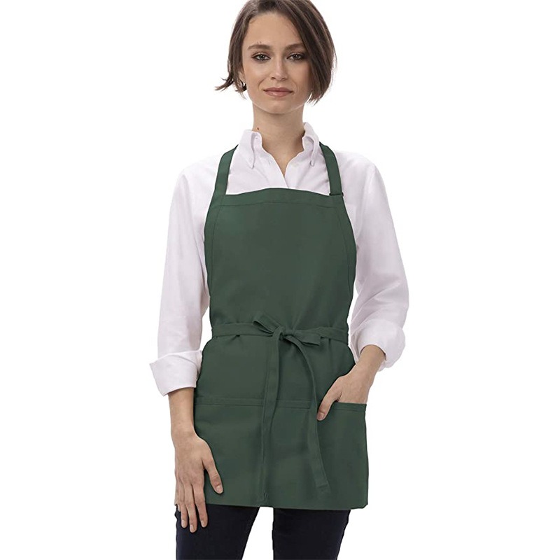 Home Cooking Service - Apron Kerja Polyester 3 Kantong dengan