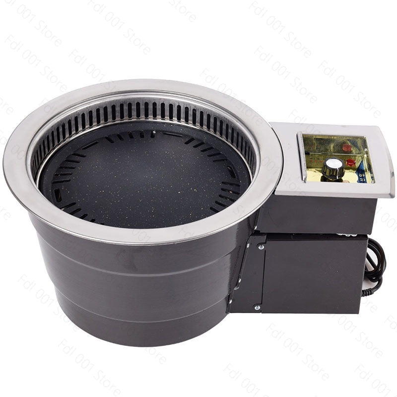 Home Cooking Service - Pemanggang Daging Listrik Tanpa Asap Komersial,