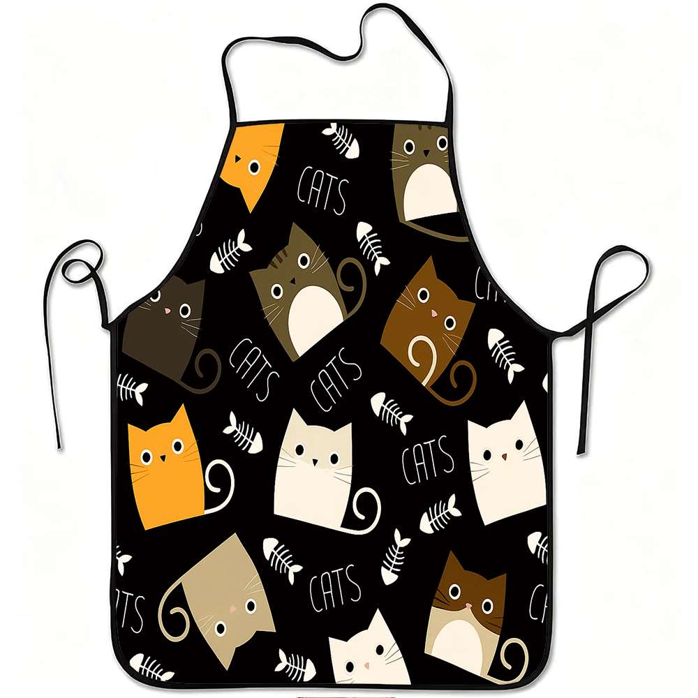 Home Cooking Cafe - 1 Buah Celemek Bertema Kartun yang
