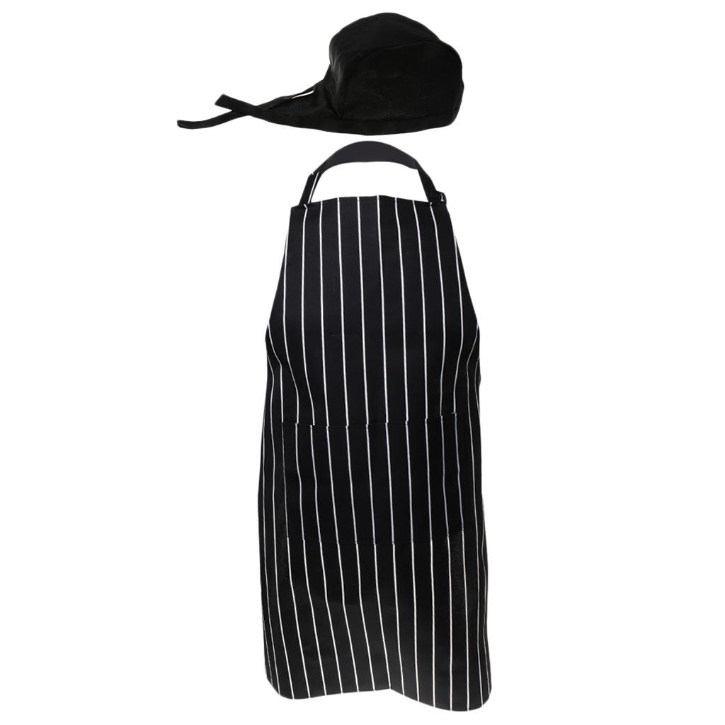 Home Cooking Service - Set Apron dan Topi Dapur Polos