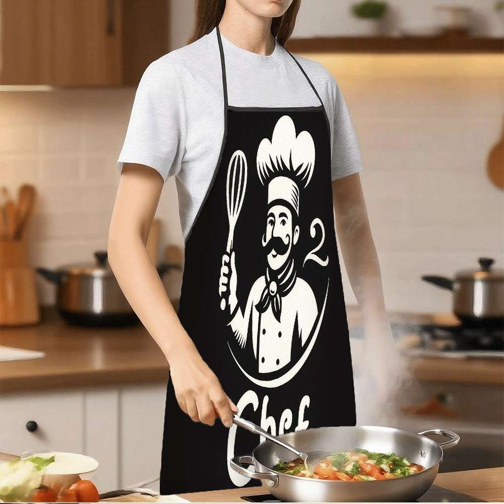 1 Buah Apron Bertema Klasik Se - Home Cooking Cafe ulasan dan harga