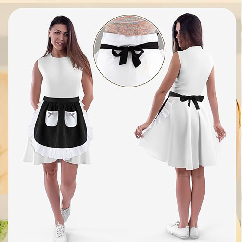 Celemek Pendek Renda Elegan De - Home Cooking Service ulasan dan harga