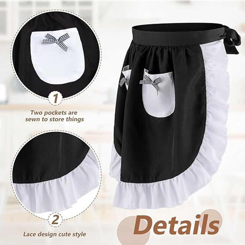 Celemek Pendek Renda Elegan De - Home Cooking Service ulasan dan harga
