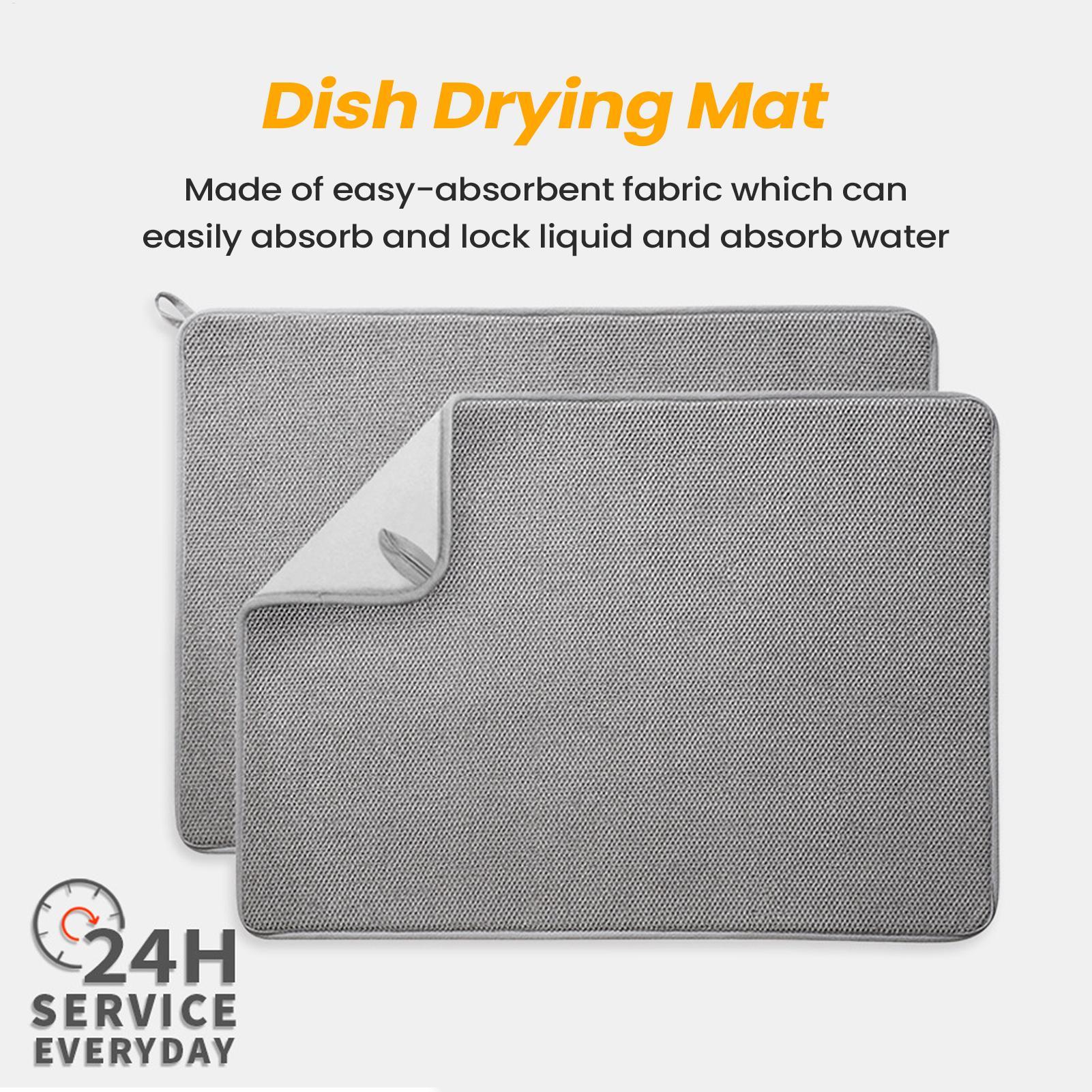 Alas Pengering Piring Mikrofib - Home Cooking Delivery ulasan dan harga