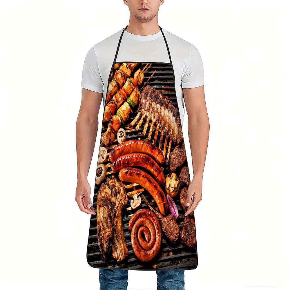 1 Buah Celemek Bertema Barbeky - Home Cooking Cafe ulasan dan harga