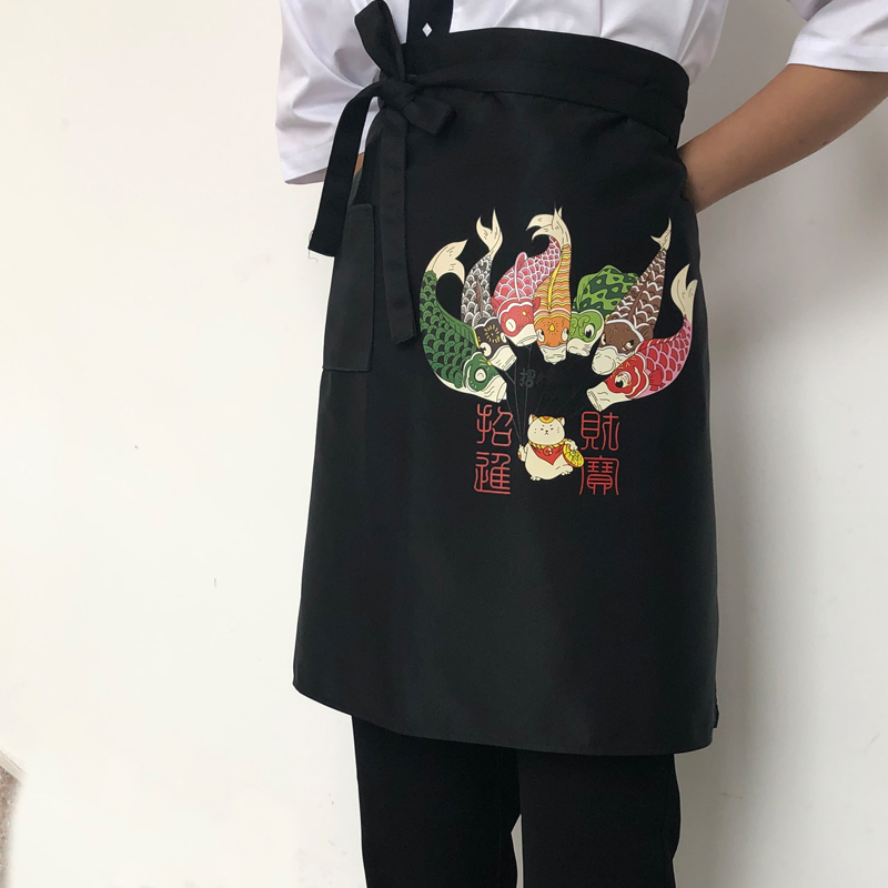 Apron poliester tahan air dan  - Home Cooking Cafe ulasan dan harga
