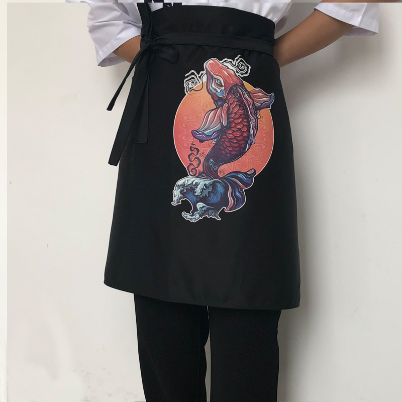 Apron poliester tahan air dan  - Home Cooking Cafe ulasan dan harga