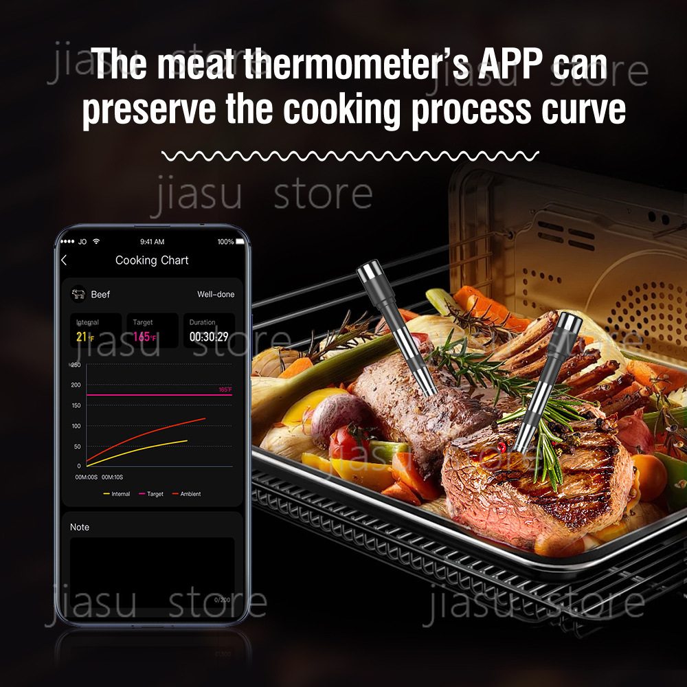 Termometer BBQ Bluetooth 2026  - Home Cooking App ulasan dan harga