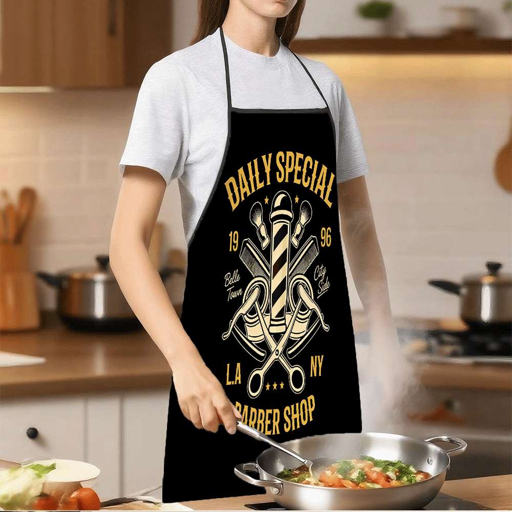 1 Buah Apron Bertema Toko Pang - Home Cooking Cafe ulasan dan harga