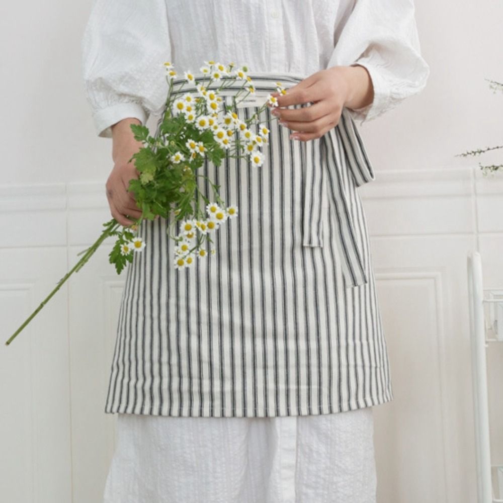 Celemek Katun Bergaris untuk R - Home Cooking Cafe ulasan dan harga